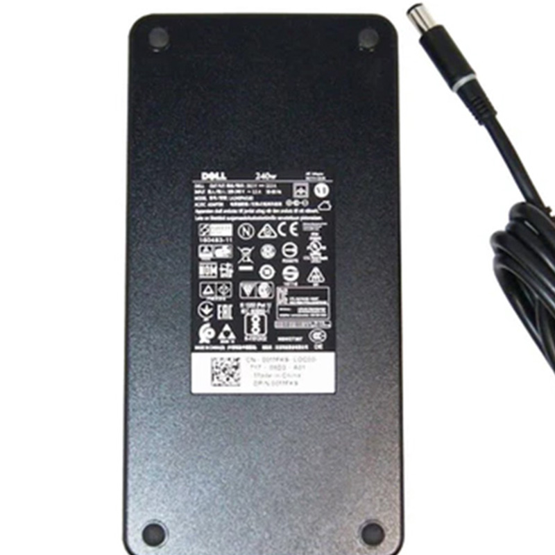 Original Dell PA-9E 240W 19.5V 12.3A Laptop AC Adapter ADP-240AB D for Dell Alienware M17x, 7.4*5.0mm